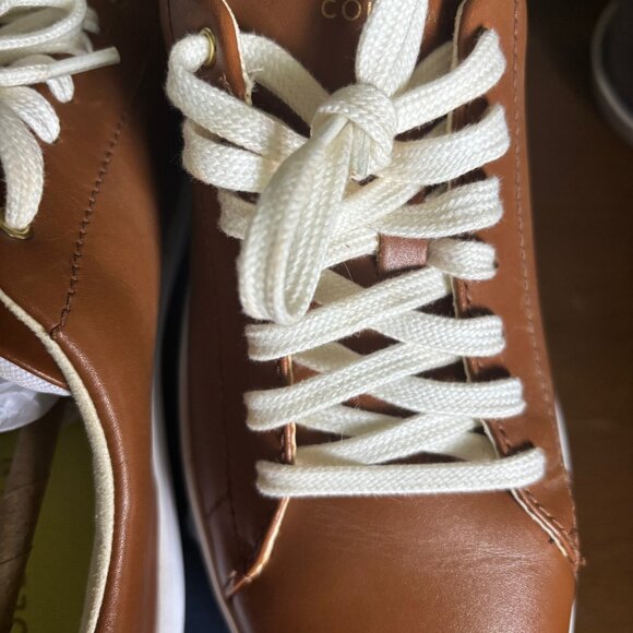 Cole Haan | Women's Grand Crosscourt II | Size Women's 8.5 (US) | Pecan Leather - Picture 3 of 6